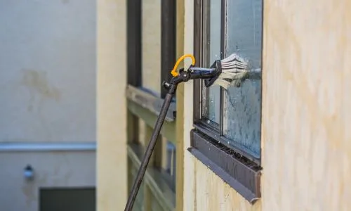 Construction team renovating kitchen and office spaces in Toronto.